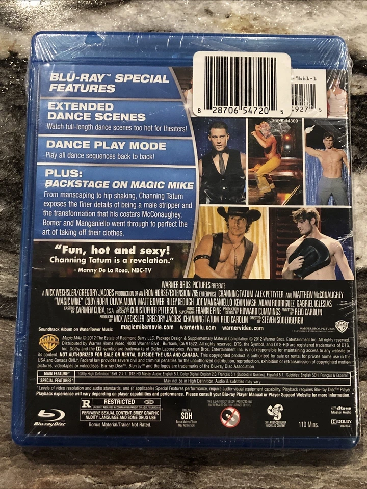 Magic Mike 2012 Blu-ray New Sealed - Image 2 of 2