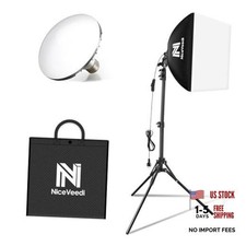 Softbox Lighting Kit, 16'' x 16'' Softbox Photography Lighting Kit 50W-1 Pack