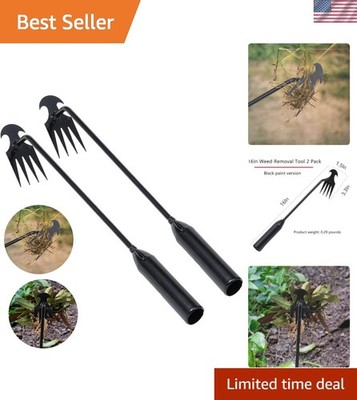 Weed Puller Tool Garden Weed Pulling Tool, Portable Garden Weeder Tool Uproot...