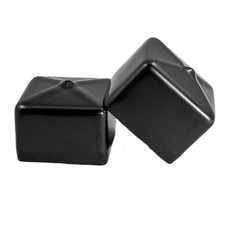 Made in USA Prescott Plastics 1.5" Inch Square Vinyl Plug 1.5", 50 Pack