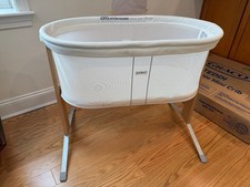 BabyBj rn Bassinet Baby Cradle - White