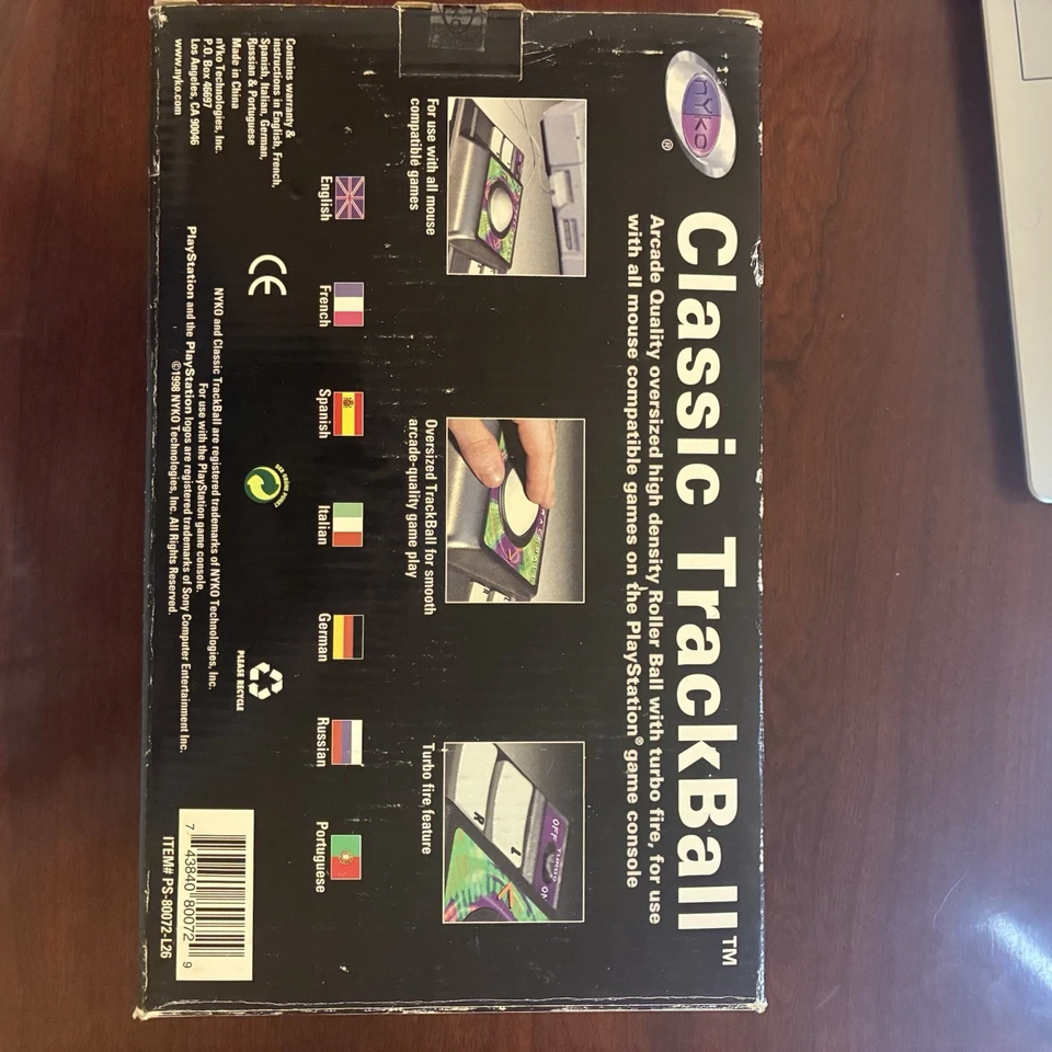 CLASSIC TRACKBALL ( Sony PlayStation Game Console ) 1998 Nyko - Image 3 of 3