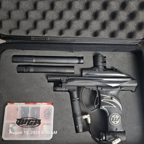 2 Project WGP Autococker SR Paintball Markierer Hüllen Extras Top Zustand
