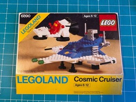 Vintage (1982) LEGO Classic Space set 6890 Cosmic Cruiser - COMPLETE