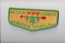 Lodge 71 Na-Tsi-Hi OA flap