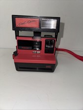 Vintage Polaroid 600 Cool Cam Instant Film Camera - Red  Black