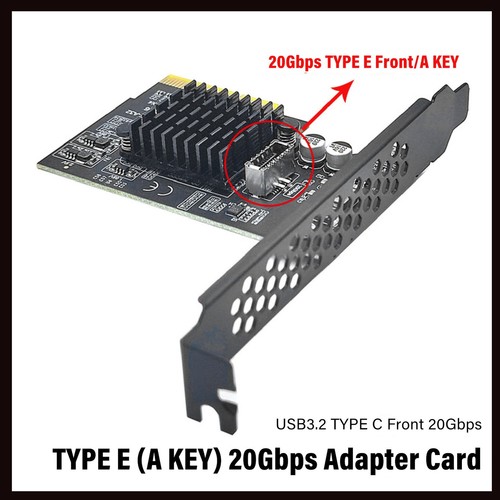 PCIe Auf USB 3.0 Gen 2 Erweiterungskarte 20 Gbit/s USB 3.2 Gen 2 - Afbeelding 2 van 22
