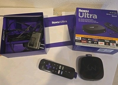 Roku Ultra 4800R 4K UHD HDR Streaming Media Player w/ Voice Remote & Box