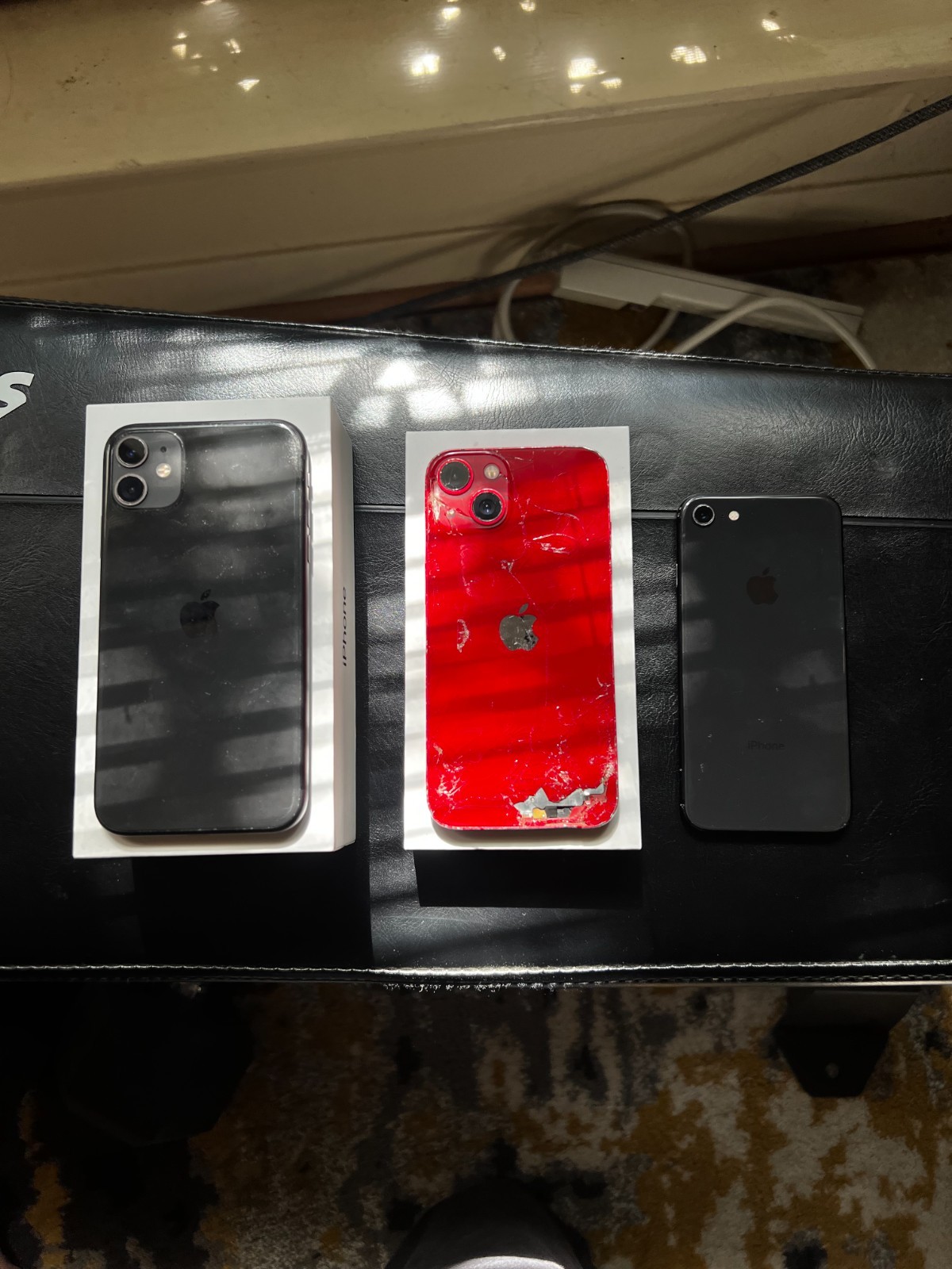 WORKING iPhone lot for parts or repair (13, 11, 8)