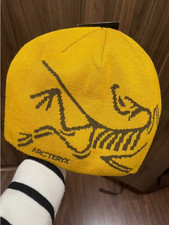 Arc'teryx Bird Head Toque Yellow Merino Wool Beanie Ski Winter Hat NWT New