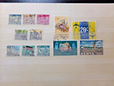 Briefmarken Kenia - verschiedene alte Ausgaben