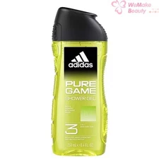 Adidas Pure Game 3 In 1 Shower Gel 8.4oz / 250ml New