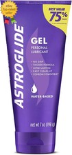 Astroglide Water Based Lube 7Oz , Ultra Gentle Gel Personal Lubricant for Vagin