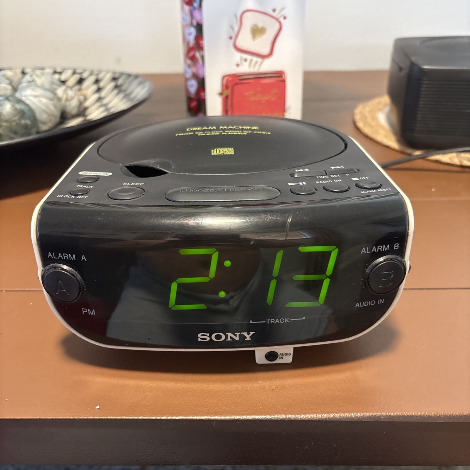 Am/fm Radio Cd Player  Icf-cd815 Tested