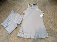 Women&rsquo;s Ladies Adidas Tennis Sport Dress and shorts Grey 14-16 XL New BNWT