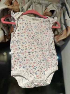 Trés Beau Et Belle Multicolored Baby Girl Short Sleeve Blouse 3-6m