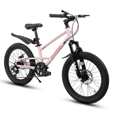 20 inch Mountain Kids Bike 7-Speed Front Suspension for Boys & Girls Ages 6-12