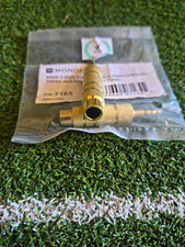 2 PACK Monoprice Gold Plated 3.5mm TRS Plug to 1/4" TRS Stereo Jack Adapter 7165