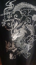 black chinese dragon tshirt large black