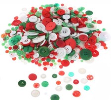 640 PCS Resin Buttons, Round Sewing Buttons 2  4 Holes Assorted Flat-Back Bu...