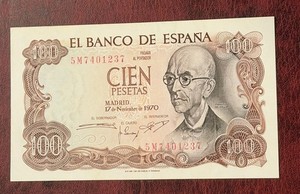 Spain 100 Pesetas 1970