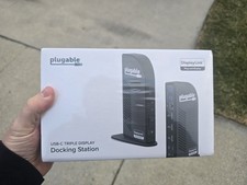 Plugable 13-in-1 USB-C Triple Monitor Docking Station UD-ULTCDL - New Sealed