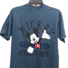 NEW Vintage Disneyland Mickey Mouse Shirt Small Made in USA Athletic Dept INC