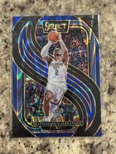 2024-25 Panini Select - Shai Gilgeous-Alexander Premier Light Blue Shock /99 