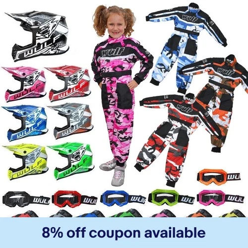 Wulf Kids Iconic Motocross Set
