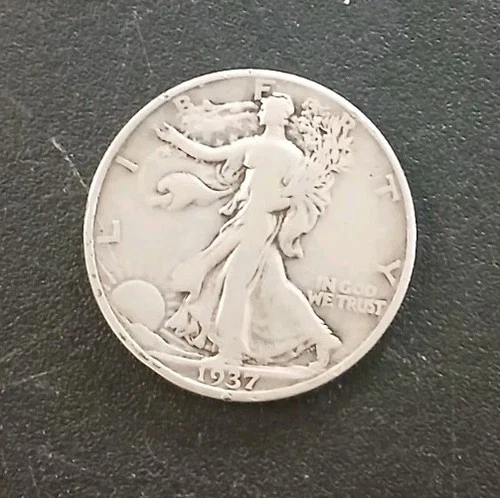 1937 Walking Liberty Half Dollar in VG Condition