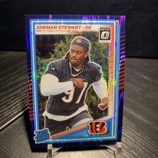 2025 Panini Donruss Optic - Rated Rookie Shemar Stewart #260 Purple Shock Prizm