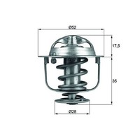Mahle Thermostat FüR Honda Accord 4-8 Civic 5-9 CR-V FR-V HR-V Jazz 2 Legend