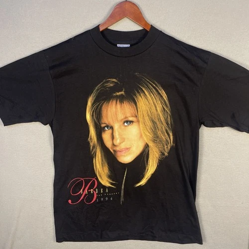 🔥Vintage 90s 1994 Barbara Streisand In Concert T Shirt Size 1990s vintage concert t-shirt, vintage, size L, single stitch, B+ condition