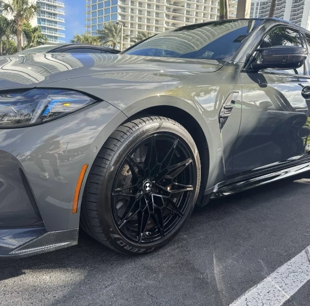 Set of 4 For BMW 56mm Wheel Center Hub Caps Logo Badge Emblem Rim Hubcaps Emblem - Image 3 of 4