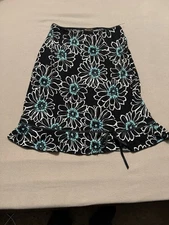 Luna chix Skirt Blue/black Womens Size Small