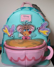 Loungefly Disney Alice in Wonderland Tea Cup & Dormouse Mini Backpack NEW