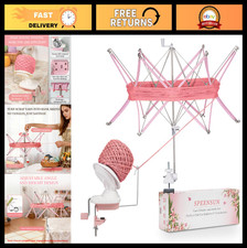 Efficient Yarn Winder  Swift Combo, Adjustable Height, Easy Yarn Spinner for Si