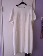 Tommy Hilfiger Women's Short Sleeve Sheath Dress - White Size 10 NWT