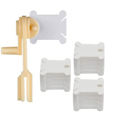 BEADNOVA Embroidery Floss Bobbins 150pcs Thread Holder with...