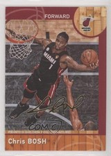 2013 Panini NBA (International) Printed Golden Foil Signature Chris Bosh HOF io5