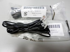 2 Pack Lot - 10ft Telephone Line Cord Cable Modem Fax Phone Black