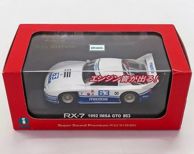 1/43 Mazda RX-7 FC3S IMSA GTO 1992 #63 White Blue Diecast Super