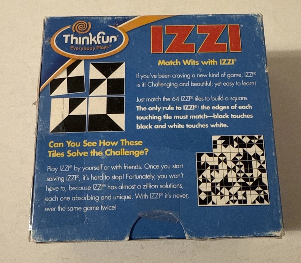 Vintage IZZI Game by ThinkFun - 2003 Edition - Complete! - Image 2 of 4