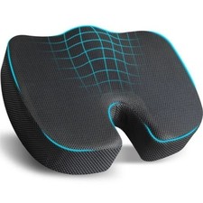 Memory Foam Seat Cushion Coccyx Tailbone Pain Relief Office Chair Car Seat Pad