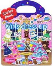 Benresive Reusable Sticker Books for Toddlers, Fun Travel Multicolored