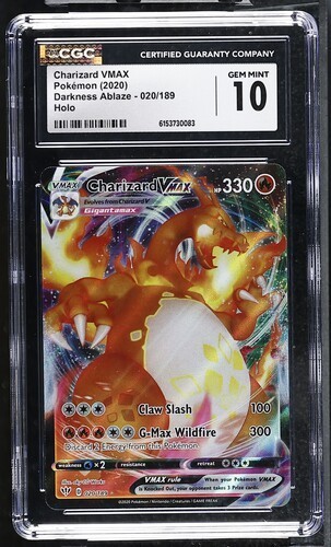 Charizard VMAX graded CGC 10 for sale on eBay