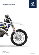 Husqvarna Owners Manual Book Guide 2026 TC 125