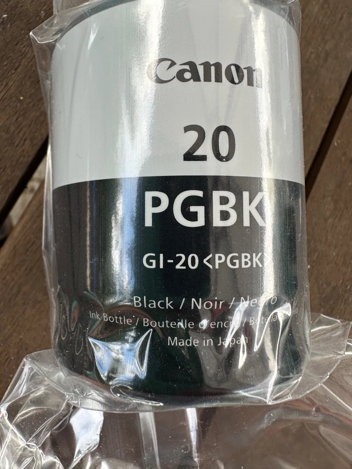 NEW Canon 20 PGBK PIXMA Black Printer Ink Bottles - Image 2 of 4