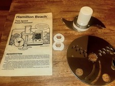 Hamilton Beach 702 Food Processor Replacement Parts Blades 5 Pc