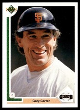 1991 Upper Deck Gary Carter San Francisco Giants #176